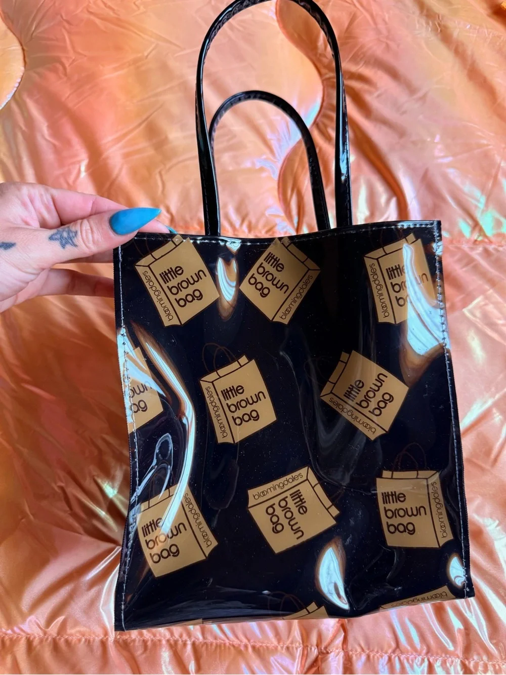 Bloomingdales glossy black